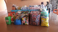 Some of items donated to the Weija Leprosarium