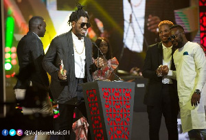 Runtown on stage