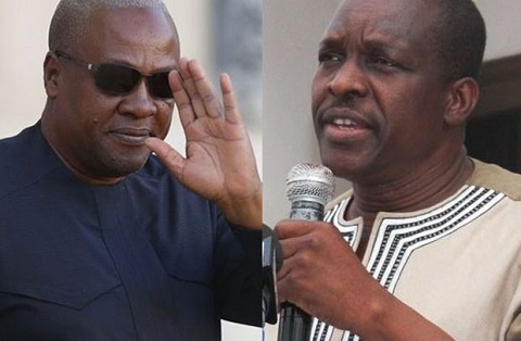 Former President John Dramani Mahama and Alban Bagbin