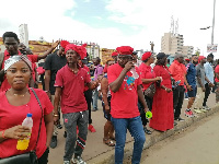 Some participants of the protest