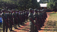 The school's cadet in display