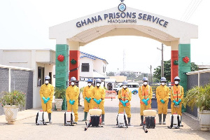 The headquarters of Ghana Prisons Service benefited from Zoomlion