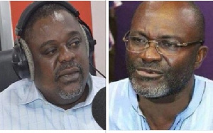 Deputy General Secretary of the NDC, Koku Anyidoho and Assin Central MP Kennedy Agyapong