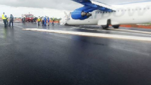 Starbow Airline which overshot the runway