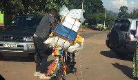 Residents have stocked up household items