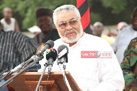 Former President Jerry John Rawlings