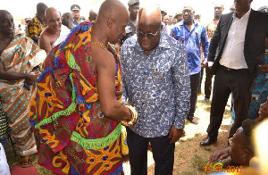 President Nana Akufo-Addo meets Goasomanhene