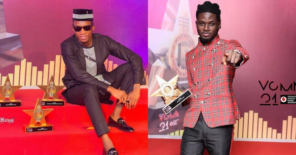 Musicians Kofi Kinaata and Kuami Eugene