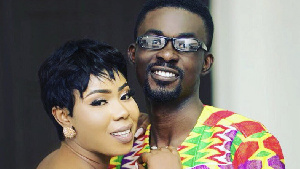 Nana Appiah Mensah and his wife