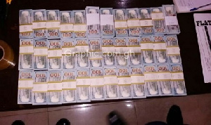 File photo of fake dollars