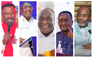 Photo Collage of Nigel, Bawumia, Alan, Afriyie and Ken Agyapong