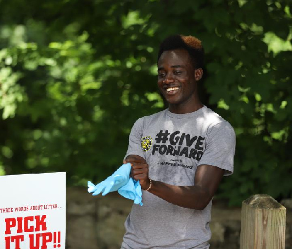 Columbus Crew striker, Edward Opoku