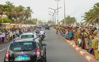 President Akufo-Addo arrives in Togo for a 3-day visit