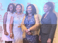 The four female council members of the Institute of Charted Accountants Ghana