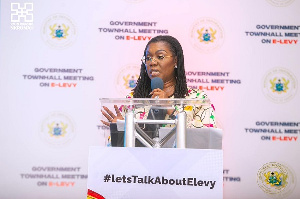 Ursula Owusu-Ekuful is the Minister for Communications and Digitalisation