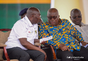 President Akufo-Addo and Vice President Mahamudu Bawumia