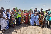 Traditional Authorities, DCE at the ground breaking ceremony