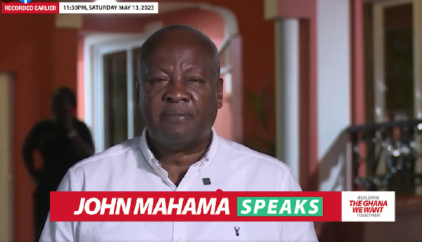 Former President and flagbearer of the NDC, John Dramani Mahama