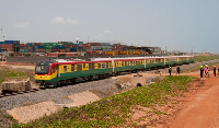 File photo of the Accra - Tema rail lines