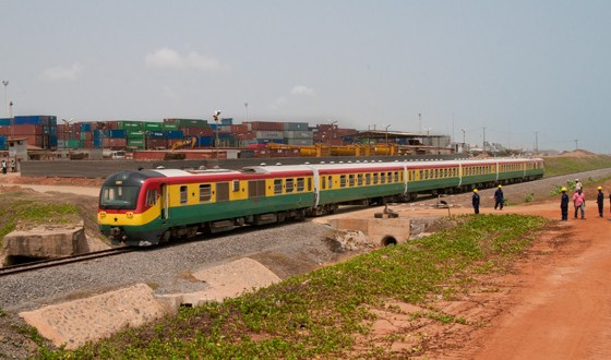 File photo of the Accra - Tema rail lines