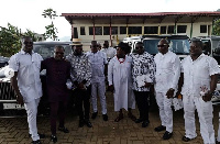 East Legon Executive Club members with Abeiku Santana