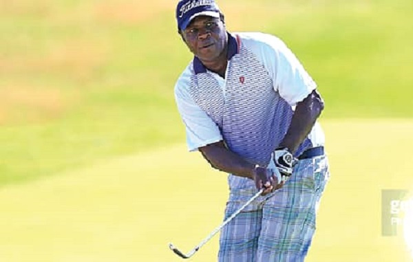 Ghanaian professional golfer Emos Korblah