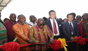 President Akufo-Addo commissions Sunda Diaper Factory