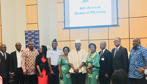 MD for GACL, John Dekyem Attafuah in a group photo with members of the board