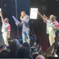 Davido holding document declaring July 7th as World Davido