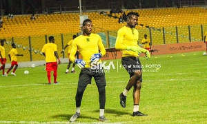 Felix Annan And Kwame Baah Warmup Kotoko