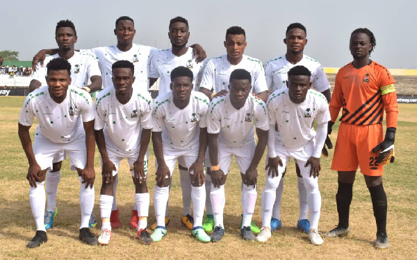 King Faisal Babies were forced to a 1-1 draw game by visiting Elmina Sharks