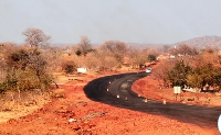 A photograph taken from the construction site