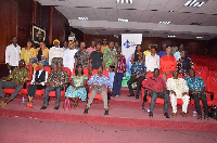 Participants at  the roundtable discussion on the galamsey menace