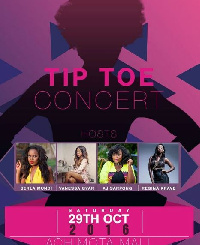 Berla Mundi, Venessa Gyan, AJ Sarpong and Regina Krave others for 'Tip Toe Concert'