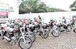 John Dramani Mahama, provided 54 of the motorbikes