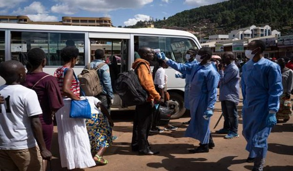 Rwanda has set up three health centres to handle coronavirus patients, and travellers are screened