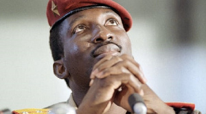 Thomas Sankara photographed a year before his death in 1986. Photograph: Dominique Faget/AFP/Getty