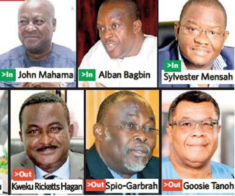 The NDC flagbearer aspirants