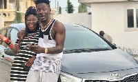 Shatta Wale with his mother