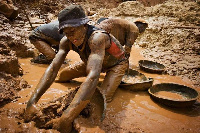 There has been a ban on small scale mining