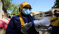 Volunteers have been distributing cleaning materials in refugee camps in Somalia