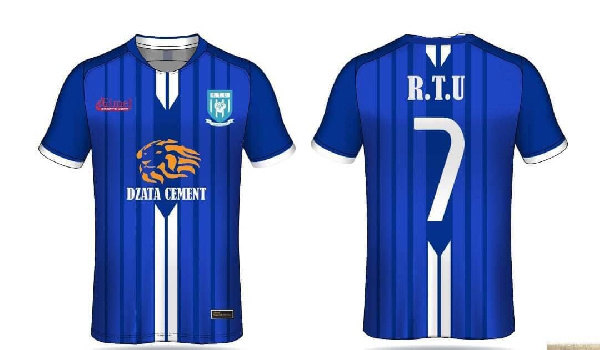 A photo of RTU's replica jersey for the upcoming season