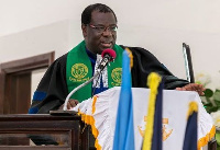 The 18th Moderator of the Presbyterian Church of Ghana, Rt. Rev. Prof. Joseph Obiri Yeboah Mante