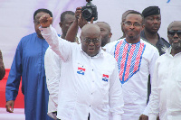 President Akufo-Addo addressing party delegates