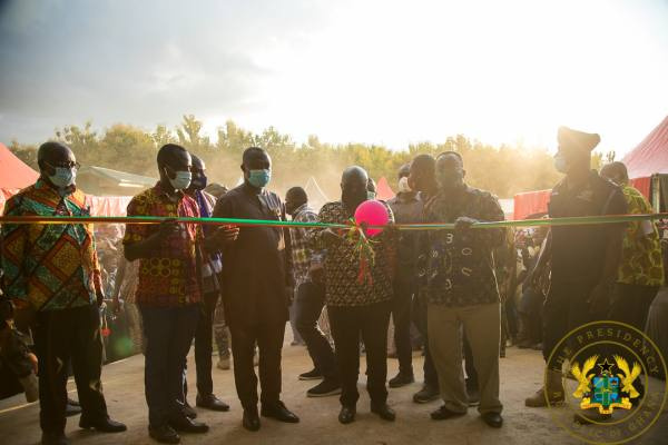 President Nana Addo Dankwa Akufo-Addo at the commissioning