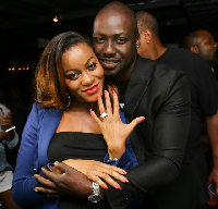 Chris Attoh and his ex-wife Damilola