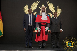 Justice Annin With Bawumia And Akufo Addo