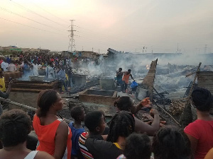 The latest fire incident has displace some residents in the Tema Newtown-Abonkor area