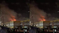 Kaneshie market in flames