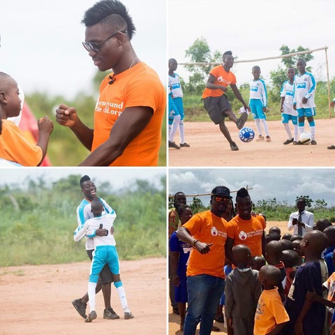 Christian Atsu will help in raising funds for the charity